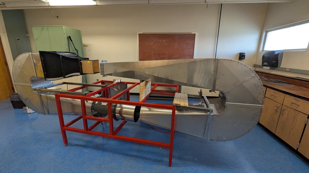 Wind Tunnel under construction